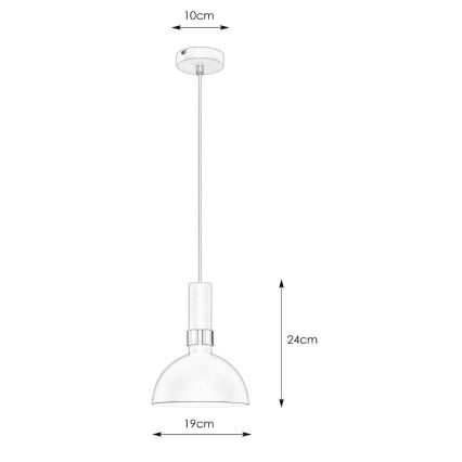 Markslöjd 106974 - Suspension fil LARRY 1xE27/60W/230V
