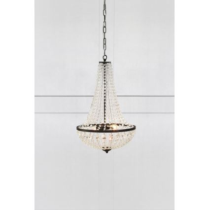 Markslöjd 107027 - Lustre en cristal sur chaîne GRÄNSÖ 2xE14/40W/230V