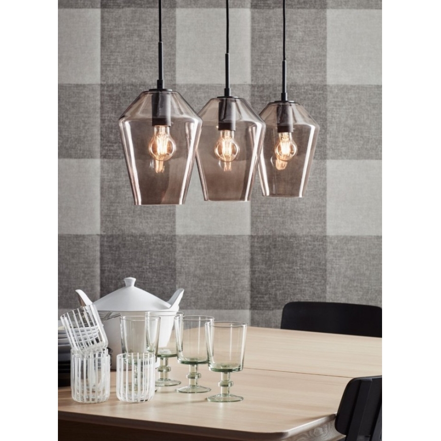 Markslöjd 107132 - Suspension avec fil RETRO 3xE27/60W/230V