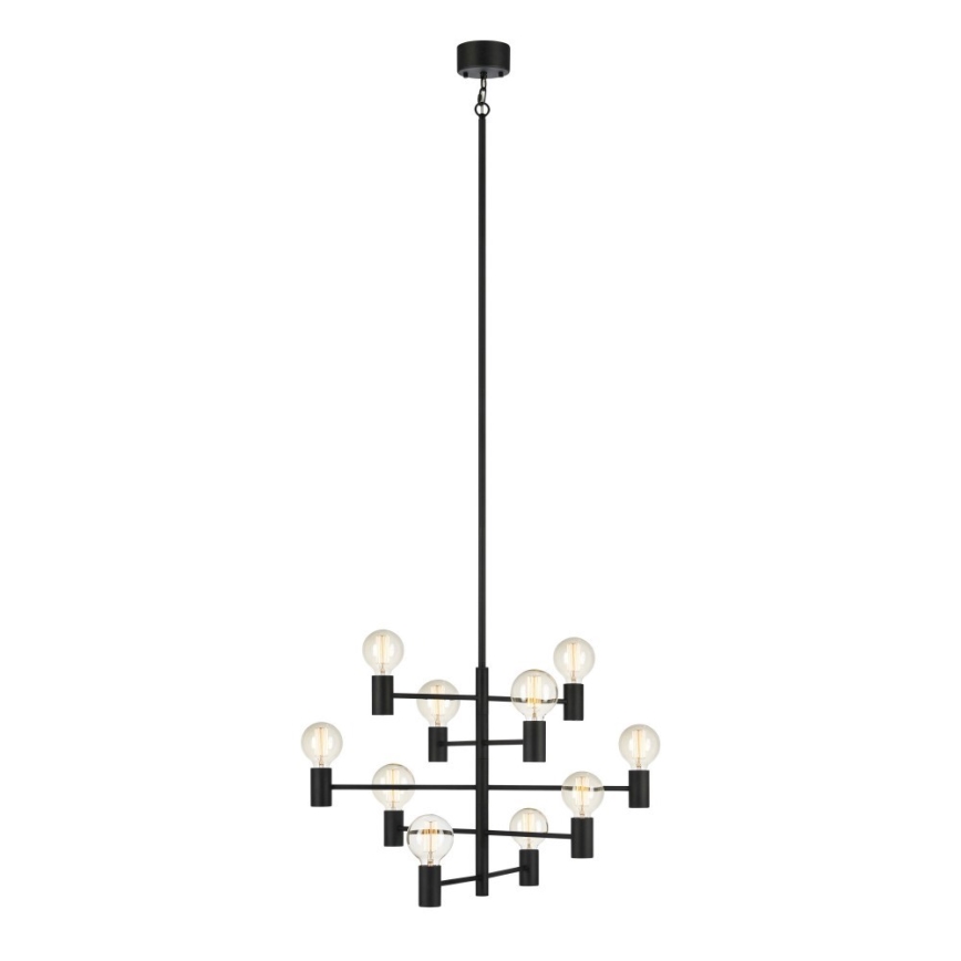 Markslöjd 107187 - Suspension avec tige PARIS 10xE27/60W/230V