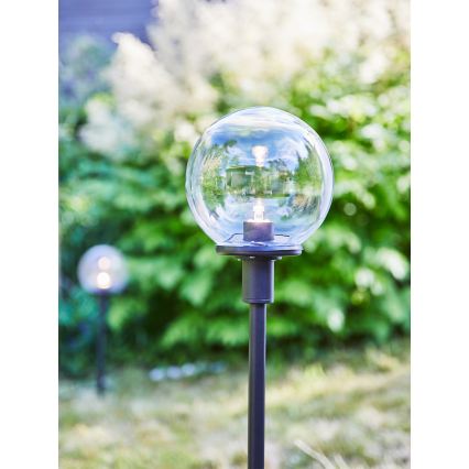 Markslöjd 107283 - Lampe d'extérieur GARDEN24 LED/3W/24V 60 cm IP44 noire/transparente