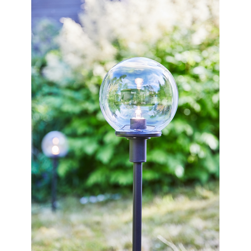 Markslöjd 107283 - Lampe d'extérieur LED GARDEN24 LED/3W/24V 81 cm IP44 noir/transparent