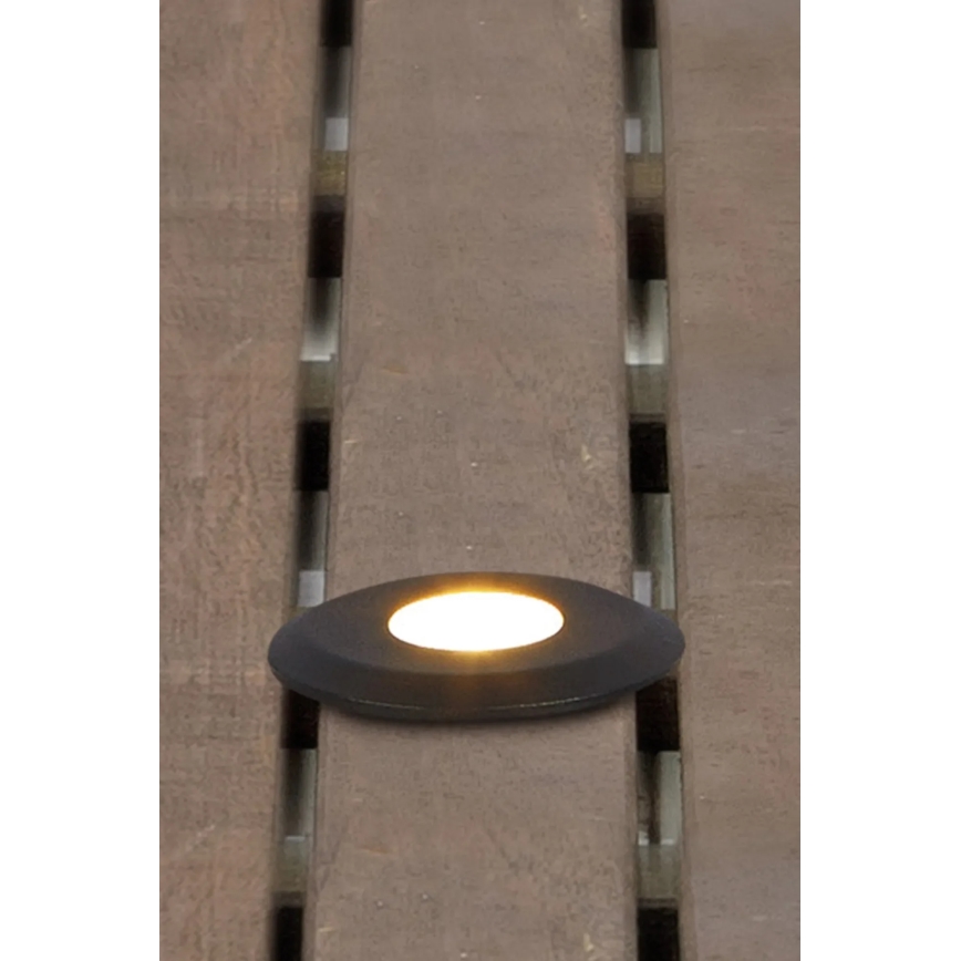 Markslöjd 107284 - Luminaire encastré extérieur à LED GARDEN24 LED/0,8W/24V IP44 noir