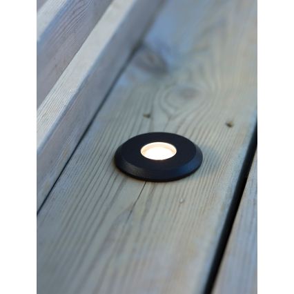 Markslöjd 107285 - Luminaire encastré LED d'extérieur GARDEN24 LED/3W/24V IP44 noir