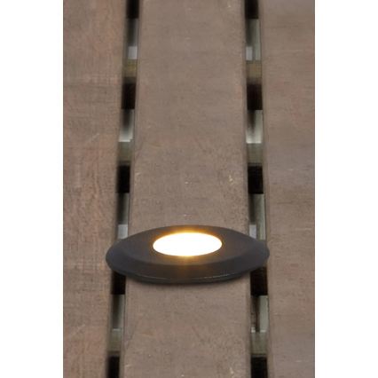 Markslöjd 107285 - Luminaire encastré LED d'extérieur GARDEN24 LED/3W/24V IP44 noir