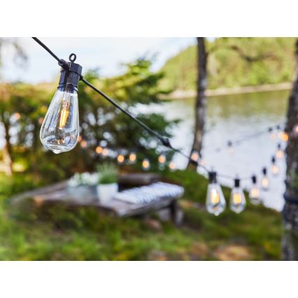 Markslöjd 107293 - Guirlande décorative d'extérieur à LED GIRLANDA GARDEN 10xLED 5,5m IP44