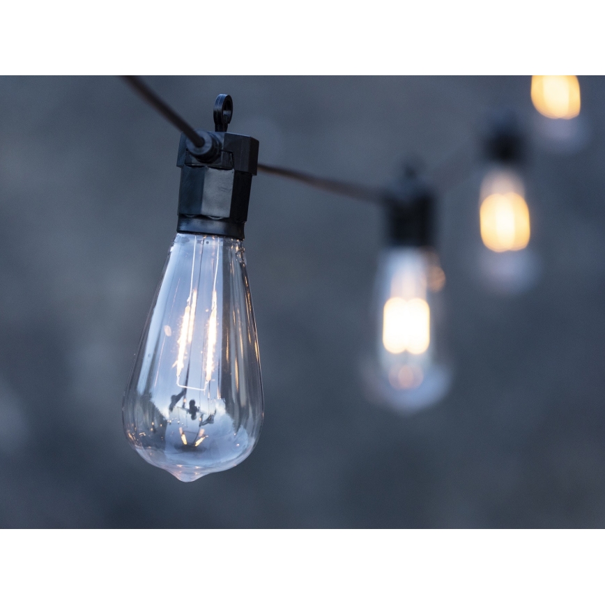 Markslöjd 107293 - Guirlande décorative d'extérieur à LED GIRLANDA GARDEN 10xLED 5,5m IP44