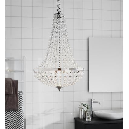 Markslöjd 107551 - Lustre sur chaîne de salle de bain 3xG9/20W/230 IP44