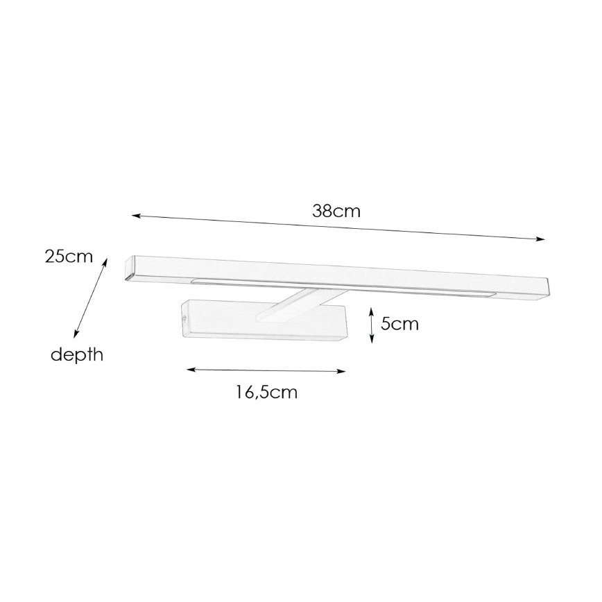 Markslöjd 107910 - Eclairage miroir salle de bain NEPTUNUS LED/6W/230V IP44