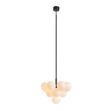 Markslöjd 107911 - Lustre sur tige MERLOT, 13 x douilles G9, 20 W, 230 V, Ø 56 cm, blanc/noir