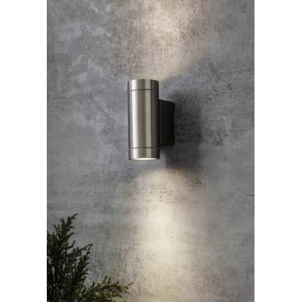 Markslöjd 107917 - Applique murale extérieur PIPE 2xGU10/35W/230V IP44