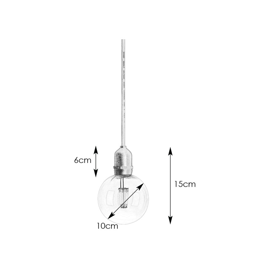 Markslöjd 107989 - Suspension d'extérieur LED GARDEN24 LED/2,86W/24V IP44 noir/transparent