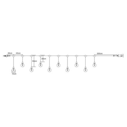 Markslöjd 108021 - Guirlande LED d