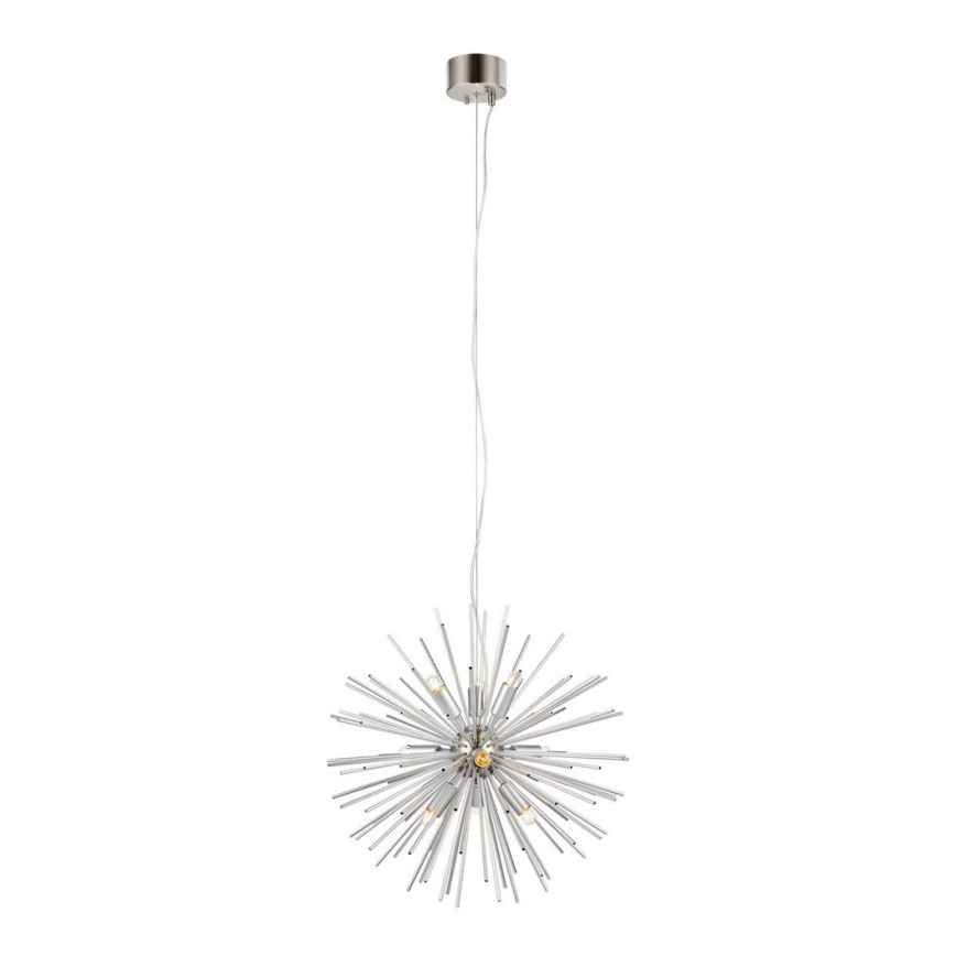 Markslöjd 108049 - Suspension filaire SOLEIL 9xE14/20W/230V argentée