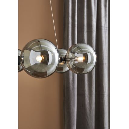 Markslöjd 108051 - Suspension filaire CIRCLE 6xG9/20W/230V noire