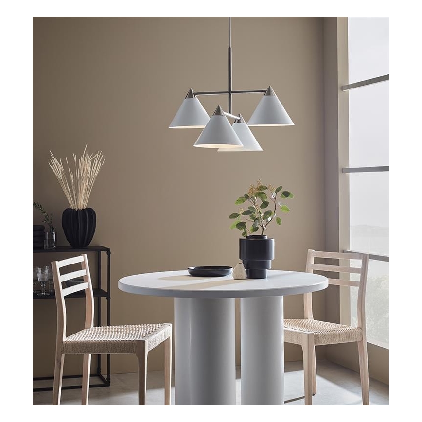 Markslöjd 108077 - Suspension filaire KLINT 4xE14/40W/230V blanc