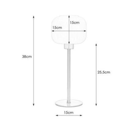 Markslöjd 108121 - Lampe de table SOBER 1xE27/60W/230V mate chromé