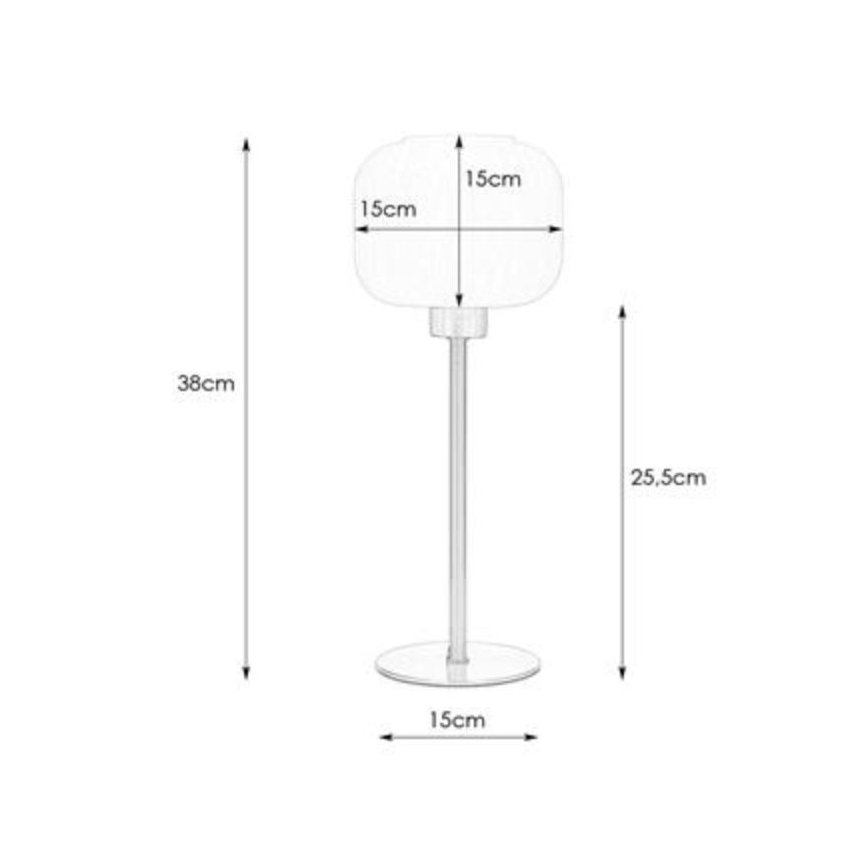 Markslöjd 108121 - Lampe de table SOBER 1xE27/60W/230V mate chromé