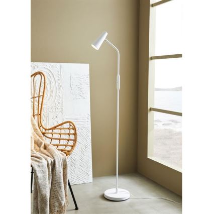 Markslöjd 108205 - Lampadaire CREST 1xGU10/7W/230V blanc