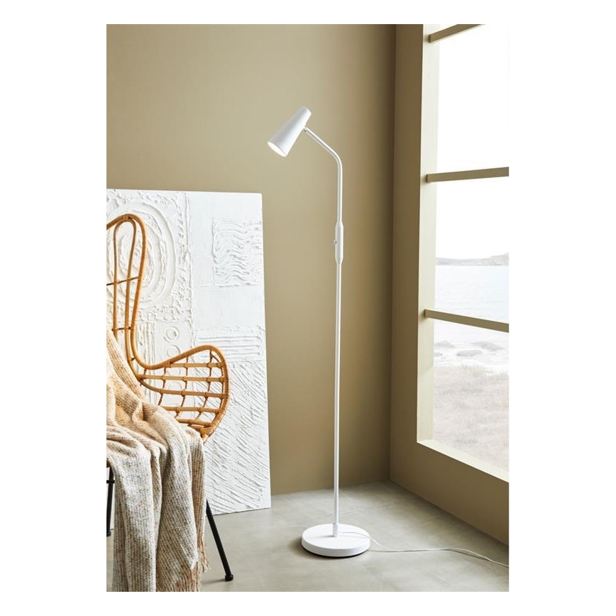Markslöjd 108205 - Lampadaire CREST 1xGU10/7W/230V blanc