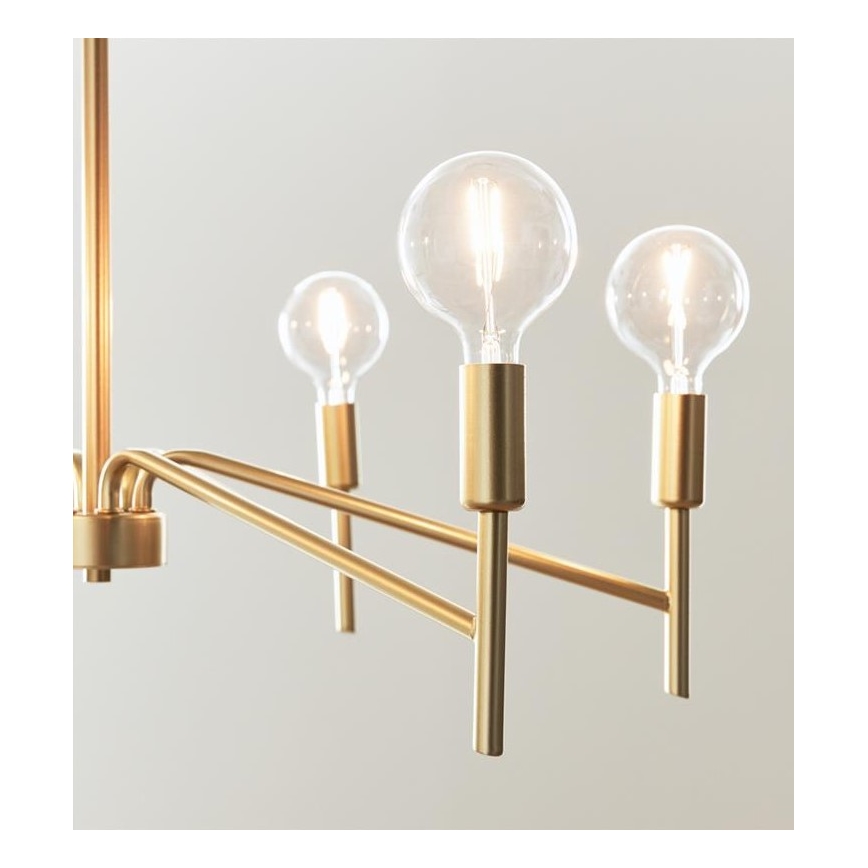Markslöjd 108210 - Suspension filaire MONARCH 6xE14/18W/230V dorée
