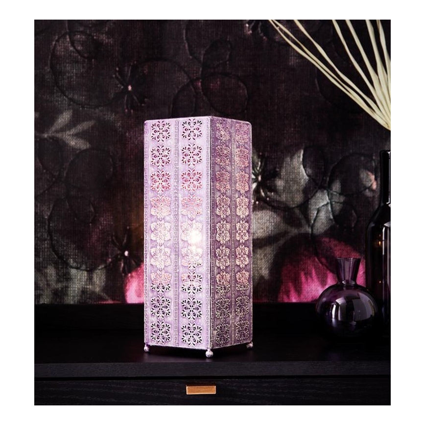 Markslöjd 108224 - Lampe de table AGRA 1xE14/18W/230V violette