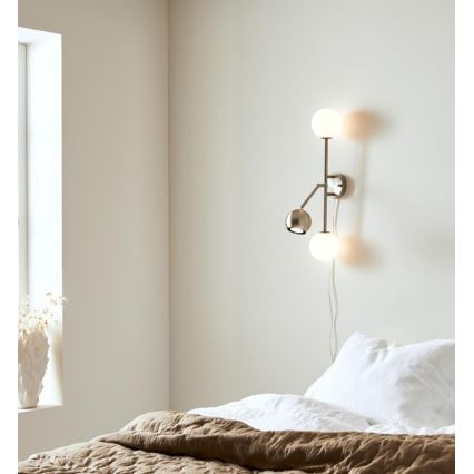 Markslöjd 108256 - Applique murale BESIDE 2xG9/20W/230V + 1xGU10/7W/230V chrome mat