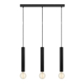 Markslöjd 108262 - Suspension filaire SENCILLO 3xE27/40W/230V noire