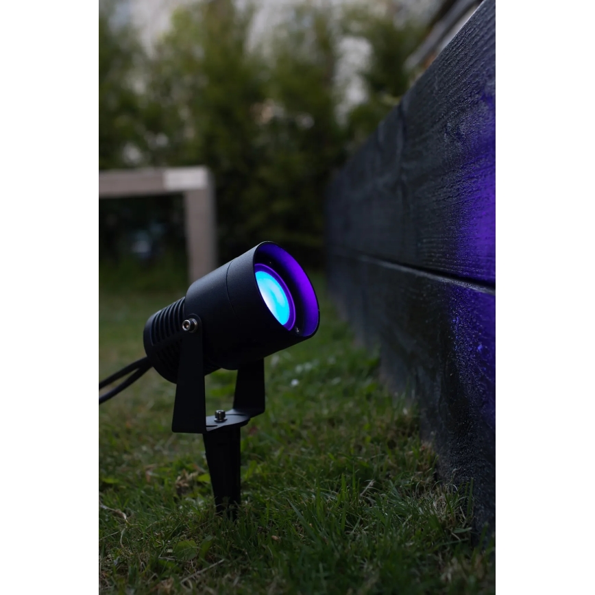 Markslöjd 108404 - Lampe d'extérieur LED RGBW GARDEN24 LED/6W/24V 30 cm IP44 noire