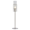 Markslöjd 108558 - Lampe de table TUBO 1xE14/40W/230V 65 cm chrome brillant/clear