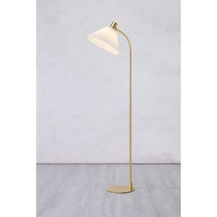 Markslöjd 108569 - Lampadaire MIRA 1xE27/40W/230V doré