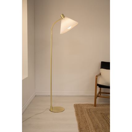 Markslöjd 108569 - Lampadaire MIRA 1xE27/40W/230V doré