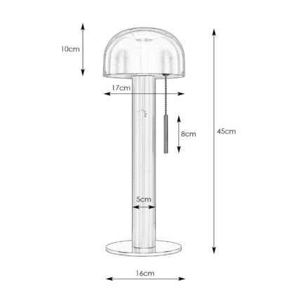 Markslöjd 108577 - Lampe de table COSTA 2xG9/18W/230V blanc/chrome mat