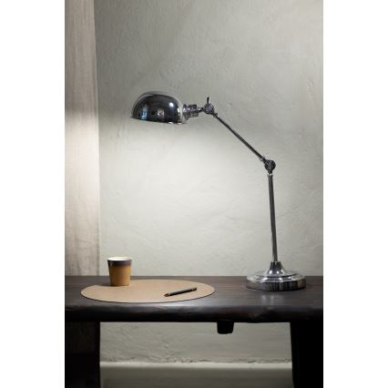 Markslöjd 108583 - Lampe de table PORTLAND 1xE27/40W/230V chrome brillant