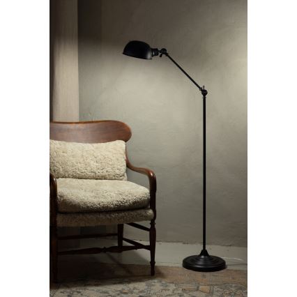 Markslöjd 108586 - Lampadaire PORTLAND 1xE27/40W/230V noir