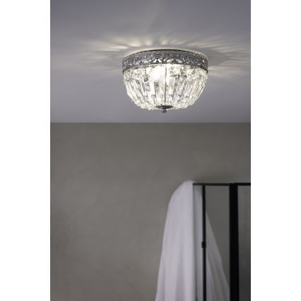 Markslöjd 108599 - Plafonnier ETIENNE 2xE14/40W/230V chrome brillant