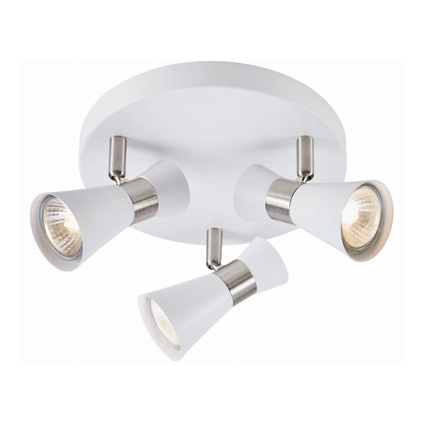 Markslöjd 108628 - Spot FOLIE 3xGU10/7W/230V blanc/chrome mat