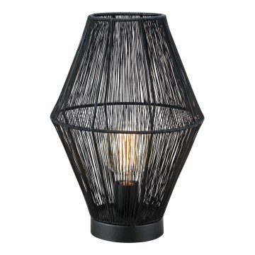 Markslöjd 108666 - Lampe de table CASA 1xE27/40W/230V noir