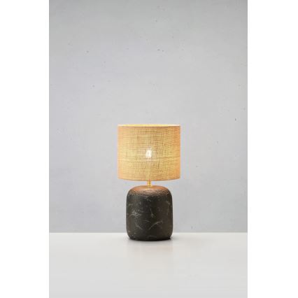 Markslöjd 108683 - Lampe de table MONTAGNA 1xE14/40W/230V 32 cm beige/noir