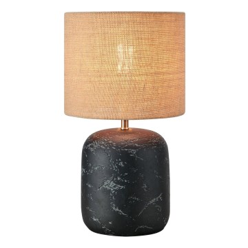 Markslöjd 108684 - Lampe de table MONTAGNA 1xE14/40W/230V 45 cm beige/noir