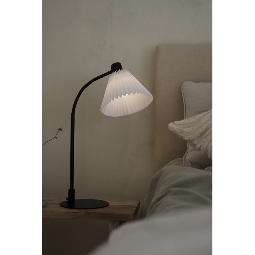 Markslöjd 108697 - Lampe de table MIRA 1xE14/40W/230V noir/blanc