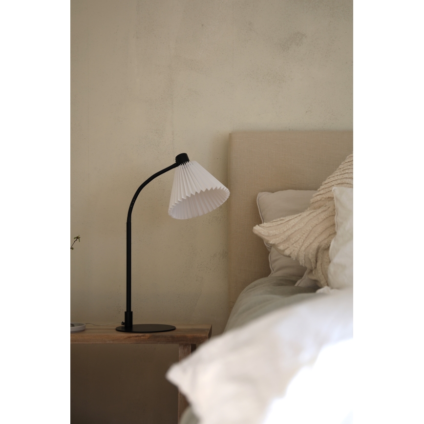 Markslöjd 108697 - Lampe de table MIRA 1xE14/40W/230V noir/blanc