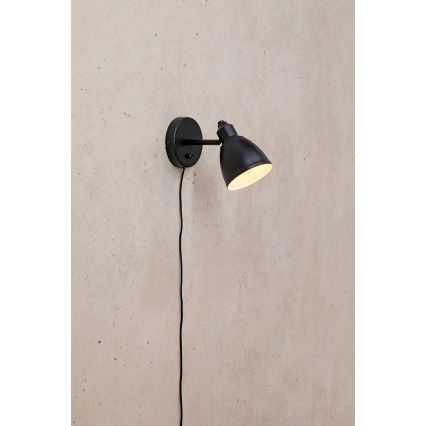 Markslöjd 108712 - Applique murale STORY 1xE14/40W/230V noir