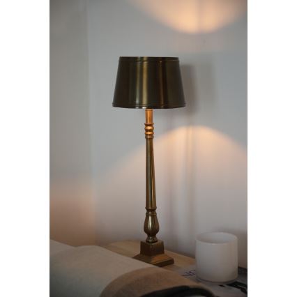 Markslöjd 108774 - Lampe de table METALLO 1xE27/40W/230V doré