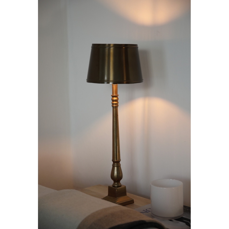 Markslöjd 108774 - Lampe de table METALLO 1xE27/40W/230V doré