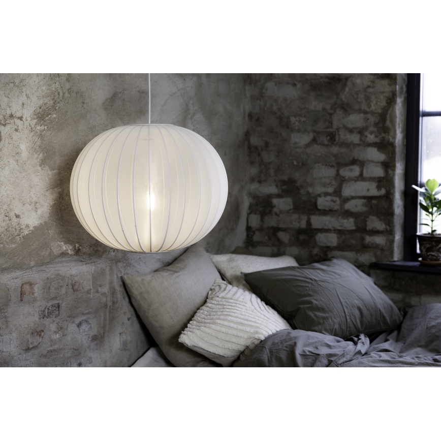 Markslöjd 108792 - Suspension filaire FORENCE 1xE27/40W/230V d. 50 cm blanc