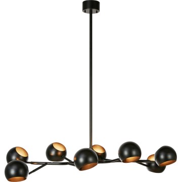 Markslöjd 108852 - Suspension-barre EDGAR 8xE14/40W/230V noir
