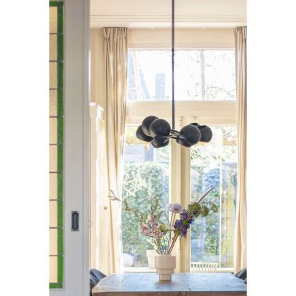 Markslöjd 108852 - Suspension-barre EDGAR 8xE14/40W/230V noir