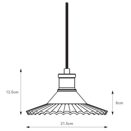 Markslöjd 108854 - Suspension filaire NOVIA 1xE27/40W/230V noir/fumé