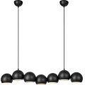 Markslöjd 108860 - Suspension filaire CUPOLO 7xE14/40W/230V noir